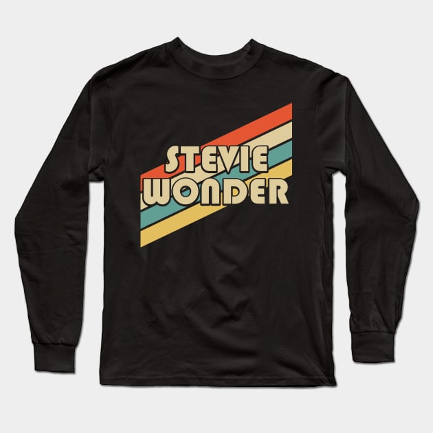 Vintage 80s Stevie Wonder Long Sleeve T-Shirt by Rios Ferreira